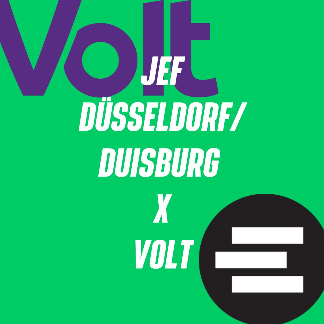 Stammtisch JEF Düsseldorf/Duisburg x Volt Düsseldorf